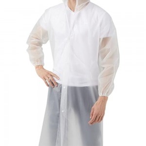 Pelerină reutilizabilă și impermeabilă cu glugă, portabilă și durabilă pentru protecția împotriva ploii și intemperiilor, ideală pentru activități în aer liber, festivaluri, toate anotimpurile, unisex, transparentă  