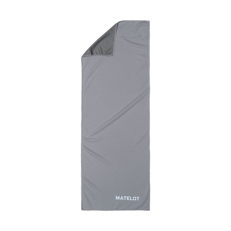 Prosop microfibră MATELOT cu husă închidere ermetică, efect de răcire instant, uscare rapidă, ideal pentru sport, plajă, aerobic, fitness, yoga, activități în aer liber,gri,30*80cm