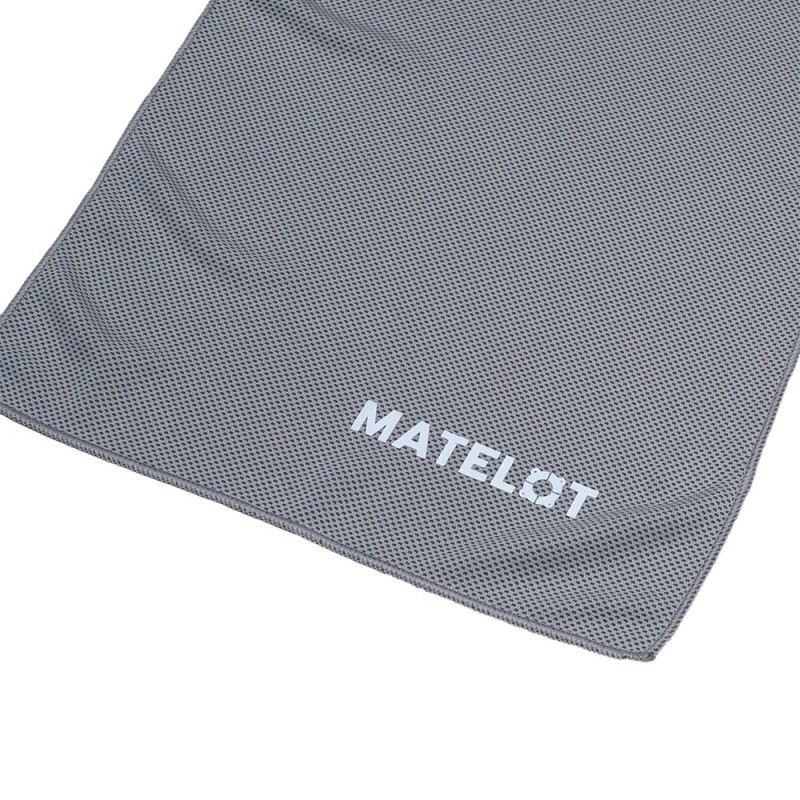 Prosop microfibră MATELOT cu husă închidere ermetică, efect de răcire instant, uscare rapidă, ideal pentru sport, plajă, aerobic, fitness, yoga, activități în aer liber,gri,30*80cm