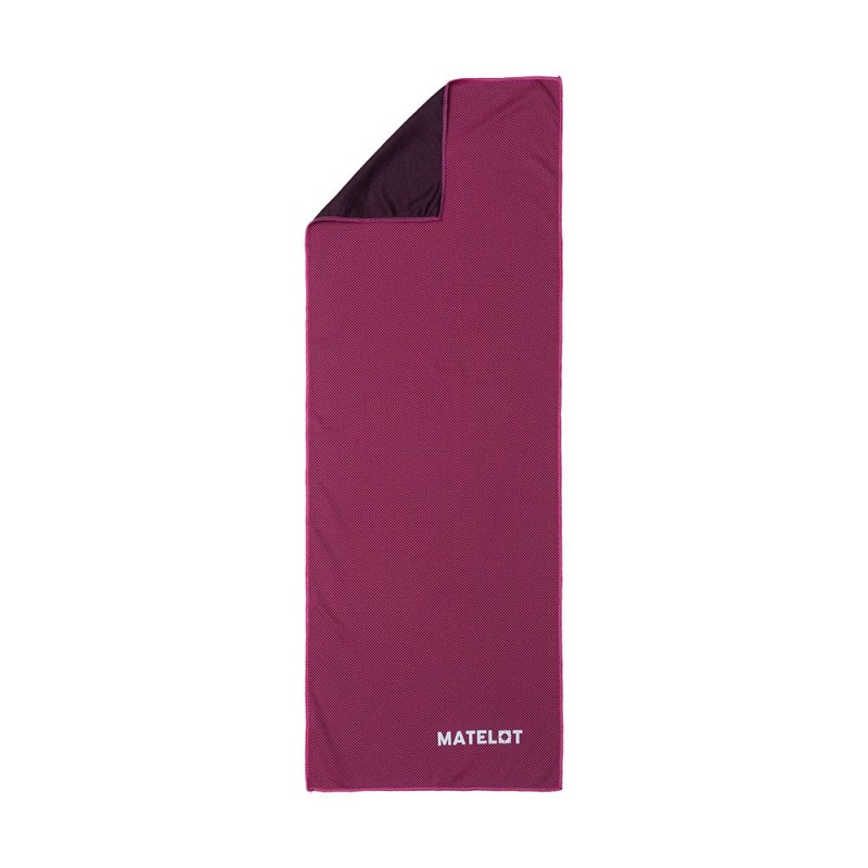 Prosop microfibră MATELOT cu husă închidere ermetică, efect de răcire instant, uscare rapidă, ideal pentru sport, plajă, aerobic, fitness, yoga, activități în aer liber, roz , 50x120 cm