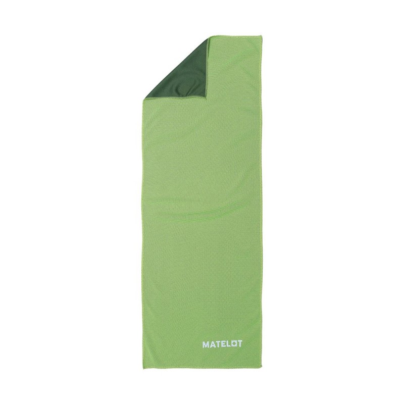 Prosop microfibră MATELOT cu husă închidere ermetică, efect de răcire instant, uscare rapidă, ideal pentru sport, plajă, aerobic, fitness, yoga, activități în aer liber,verde,30*80cm
