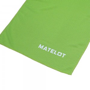 Prosop microfibră MATELOT cu husă închidere ermetică, efect de răcire instant, uscare rapidă, ideal pentru sport, plajă, aerobic, fitness, yoga, activități în aer liber,verde,30*80cm