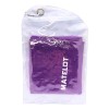 Prosop microfibră MATELOT cu husă închidere ermetică, efect de răcire instant, uscare rapidă, ideal pentru sport, plajă, aerobic, fitness, yoga, activități în aer liber, mov, 50x120cm