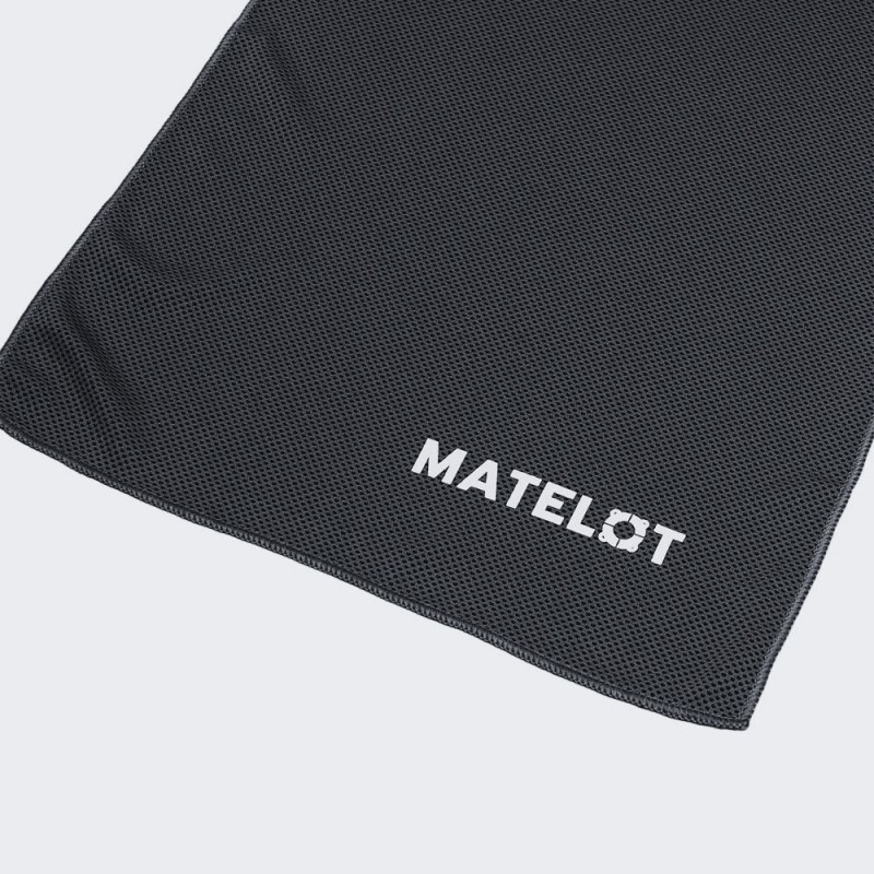 Prosop microfibră MATELOT cu husă închidere ermetică, efect de răcire instant, uscare rapidă, ideal pentru sport, plajă, aerobic, fitness, yoga, activități în aer liber,negru,50x120cm