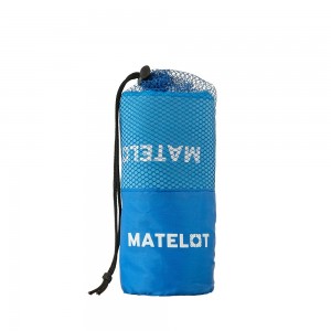 Prosoape microfibră MATELOT,uscare rapidă, super absorbante, compacte, ușoare pentru plajă, sală, drumeții, piscină, yoga, albastru deschis, 110x175cm
