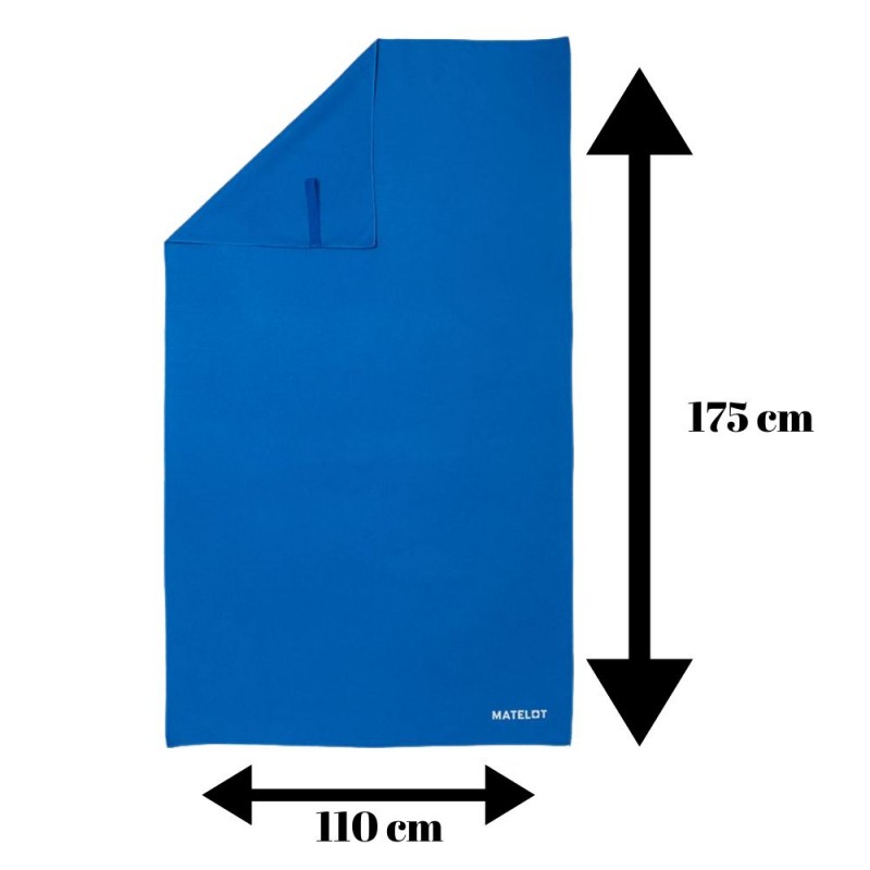 Prosoape microfibră MATELOT,uscare rapidă, super absorbante, compacte, ușoare pentru plajă, sală, drumeții, piscină, yoga, albastru închis, 110*175cm