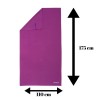 Prosoape microfibră MATELOT,uscare rapidă, super absorbante, compacte, ușoare pentru plajă, sală, drumeții, piscină, yoga, , mov, 110*175cm
