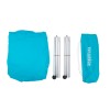 Parasolar portabil cu protecție UV, rezistent la vânt și apă, 2x2m, lycra - ideal pentru plajă, camping și activități în aer liber, albastru