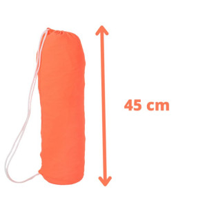 Parasolar portabil cu protecție UV, rezistent la vânt și apă, 2x2m, lycra - ideal pentru plajă, camping și activități în aer liber, portocaliu
