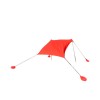 Parasolar portabil cu protecție UV, rezistent la vânt și apă, 2x2m, lycra - ideal pentru plajă, camping și activități în aer liber, portocaliu