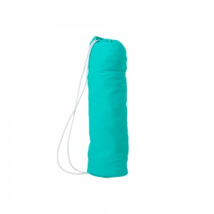 Parasolar portabil cu protecție UV, rezistent la vânt și apă, 2x2m, lycra - ideal pentru plajă, camping și activități în aer liber, turcoaz