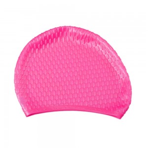 Cască de înot din silicon, unisex, cu model picături de apă, hidrodinamică optimă pentru performanță și confort, roz Cască de înot din silicon, unisex, cu model picături de apă, hidrodinamică optimă pentru performanță și confort, roz