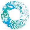 Colac de înot recreativ - rezistent la UV și apă sărată, ideal pentru învățarea înotului, distracție și relaxare în piscină sau mare, model tropical mov