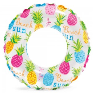 Colac de înot recreativ - rezistent la UV și apă sărată, ideal pentru învățarea înotului, distracție și relaxare în piscină sau mare, model ananas Colac de înot recreativ - rezistent la UV și apă sărată, ideal pentru învățarea înotului, distracție și relaxare în piscină sau mare, model ananas
