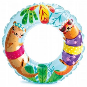 Colac de înot recreativ - rezistent la UV și apă sărată, ideal pentru învățarea înotului, distracție și relaxare în piscină sau mare, model vidra Colac de înot recreativ - rezistent la UV și apă sărată, ideal pentru învățarea înotului, distracție și relaxare în piscină sau mare, model vidra