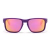 Ochelarii de soare MATELOT model PURPLE EDITION, cu lentile polarizate UV 400 și brațe din lemn de bambus, toc de ochelari pliabil, săculeț protecție din microfibră si cârpă pentru întreținere.