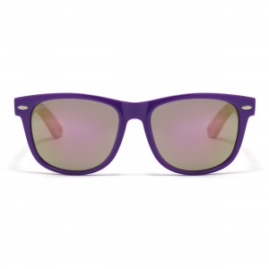 Ochelarii de soare MATELOT model LIFESTYLE, cu lentile polarizate UV 400 și brațe din lemn de bambus, toc de ochelari pliabil, săculeț protecție din microfibră si cârpă pentru întreținere.