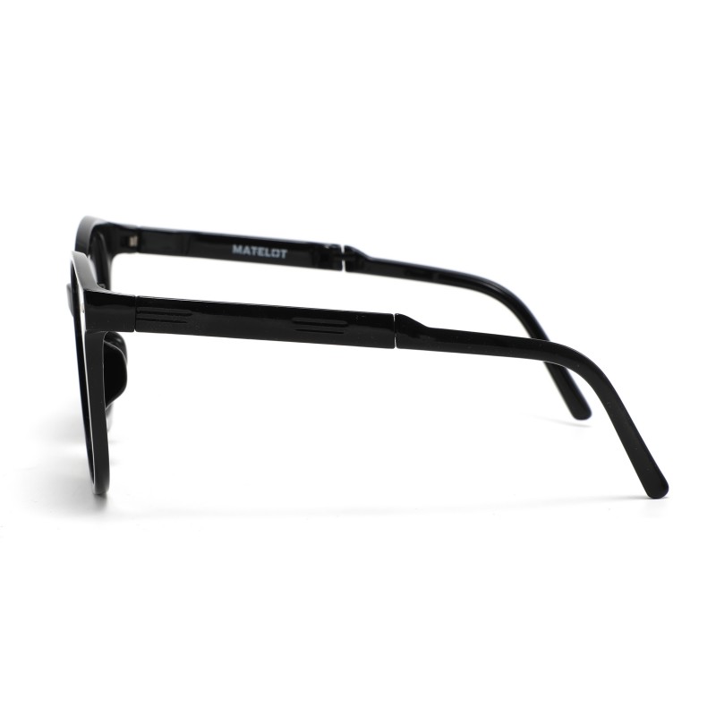 Ochelarii de soare MATELOT model pliabili, cu lentile polarizate UV 400, toc de ochelari pliabil, săculeț protecție din microfibră si cârpă pentru întreținere, negru