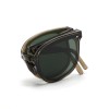 Ochelarii de soare MATELOT model pliabili, cu lentile polarizate UV 400, toc de ochelari pliabil, săculeț protecție din microfibră si cârpă pentru întreținere, verde închis