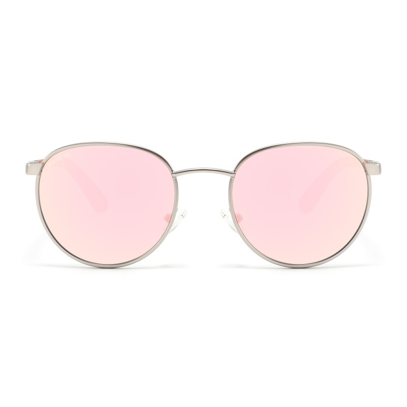 Ochelarii de soare MATELOT model RETRO, cu lentile polarizate UV 400 și brațe din lemn de bambus, toc de ochelari pliabil, săculeț protecție din microfibră si cârpă pentru întreținere.