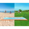 Pătură pentru plajă, impermeabilă, anti nisip și multifunctională, ideală pentru familie, orange 200 x 210 cm