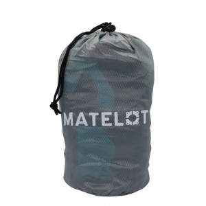 Pătură pentru plajă, impermeabilă, anti nisip și multifunctională, ideală pentru familie, 7 persoane, albastru-gri 280 x 300 cm